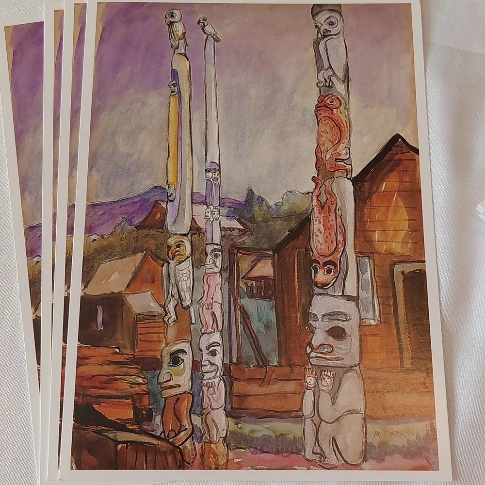 Emily Carr 16 Card Indiginous Scenes Notecard Set NEW